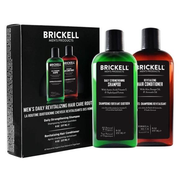 Men's Daily Revitalizing Hair Care Routine, Shampoo and Conditioner Set For Men